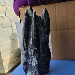 Black and Gray Stone Sculpture